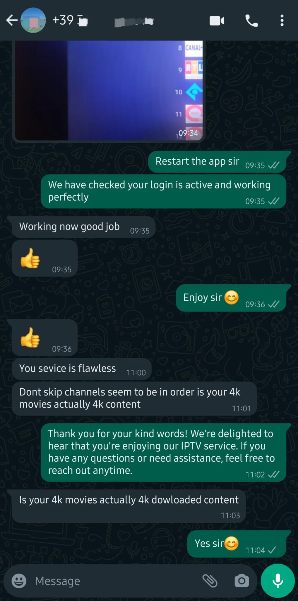 4KSmart IPTV - Top IPTV provider customer review